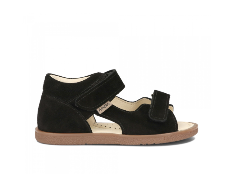 AMEKO-Sandaly dzieciece-PLAIN-BLACK-czarne.png