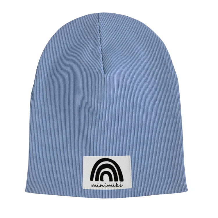 Czapka-prazkowana-podwojna-jesienna-Minimiki-vintage-blue-tecza.jpg